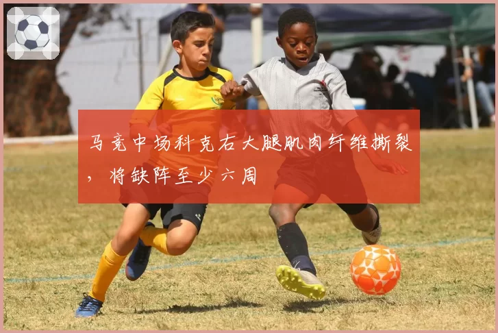 马竞中场科克右大腿肌肉纤维撕裂，将缺阵至少六周